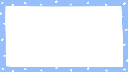 Colorful Frame with Star Pattern