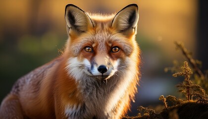Obraz premium red fox vulpes