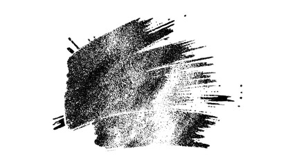 Vector black paint, ink brush stroke, brush, line or texture, Abstract hand - painted element. Underline and border design. Seamless looping background.