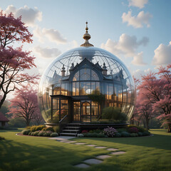 Obraz premium pavilion in the park