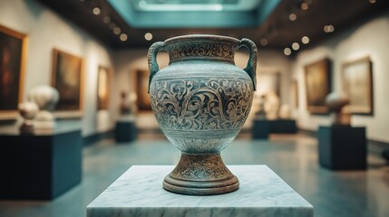 Ancient Artifact Showcased in Timeless Elegance, Reflecting Cultural Heritage and Historical Significance
