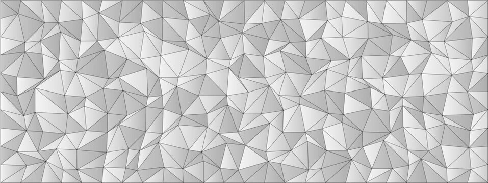 Abstract geometric pattern with chaotic triangles for modern background or wallpaper design. - Powered by Adobe