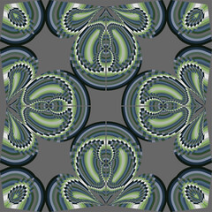 Основные RGB op art creative geometric pattern, abstract floral background, vector decorative element