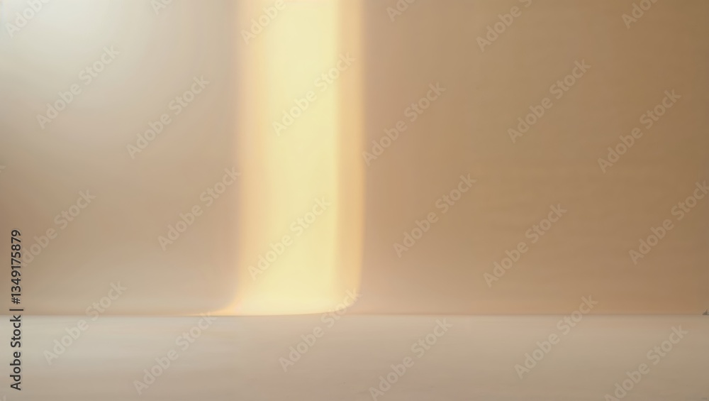 Poster light streaming through a soft fabric backdrop creates a warm, inviting glow in an artistic display