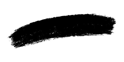 Black Grunge Ink Brush Stroke – Artistic Paint Texture