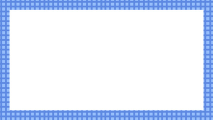 Colorful Photo Frame with Big Grid Pattern