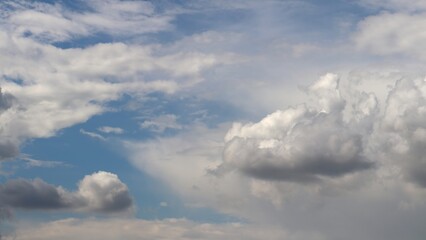 A close-up of the cloudy sky. Color background. Soft shapes. Simple composition. Abstract...