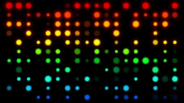 Technological background. Neon background of circles. Abstraction.