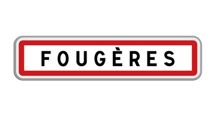 Panneau de Fougères, Ille-et-Vilaine, Bretagne