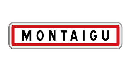 Panneau de Montaigu, Vendée, Pays de la Loire