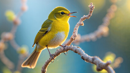 Fototapeta premium blue tit on branch