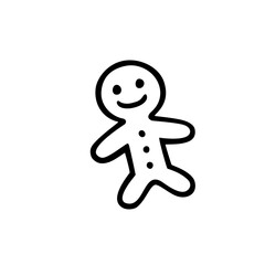 シンプルなクッキーのイラスト素材