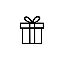 シンプルなプレゼントのイラスト素材