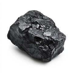 Obraz premium Generic Black Coal View Texture. High-resolution Rough