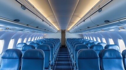 Fototapeta premium interior of the airplane