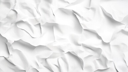 Obraz premium Abstract White Crumpled Texture