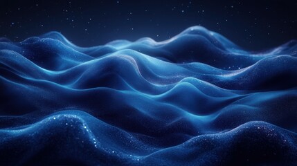Obraz premium A deep ocean-inspired background featuring gradients of dark navy, deep sea blue,
