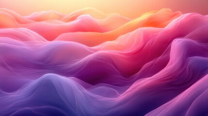 A dreamy abstract background with soft, blurred gradients of pink, peach, and lavender, creating a smooth, ethereal atmosphere that evokes a sense of serenity and calm 