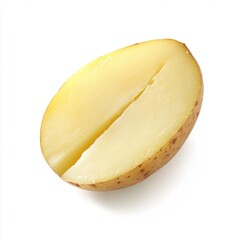 Food Single Peeled Perspective Slightly Yellow Placed