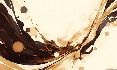 Fototapeta premium Coffee and accessories concept illustrations for wallpaper or advertising