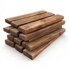 Fototapeta premium Generic Neatly Stacked Perspective Background. Rough
