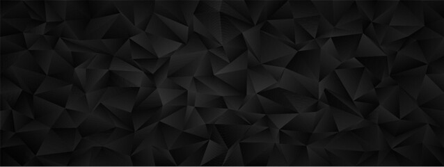 Abstract geometric pattern with dark triangular shapes for modern design and background.