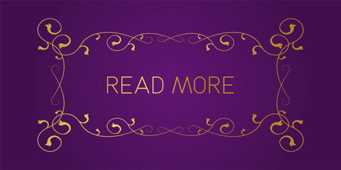 Golden CTA button: Read more.