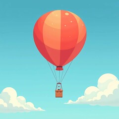 Fototapeta premium hot air balloon in the sky