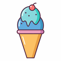 Ice creme vector illustration 