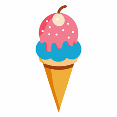Ice creme vector illustration 