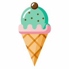 Ice creme vector illustration 