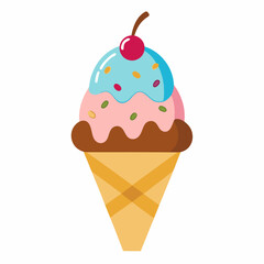 Ice creme vector illustration 