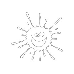 corona virus sign in vector art