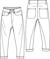 men's pants drawing, men's pants denim drawing, women's pants drawing, accessory pants drawing, denim effect drawings, pants technical drawing, tights drawing, cargo pants,short drawings