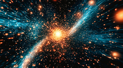 Explosion dans la galaxie