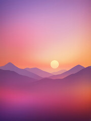 Fototapeta premium Dreamy Sunset Reflection on Calm Water with Soft Bokeh Lights – Serene and Tranquil Scene