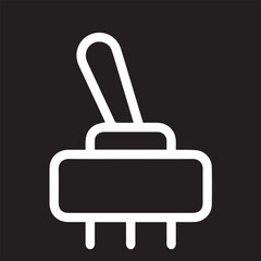 Large gear box switch in vector art