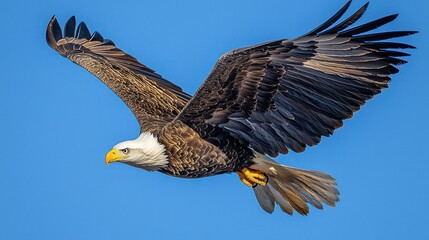 Majestic eagle soaring (1)