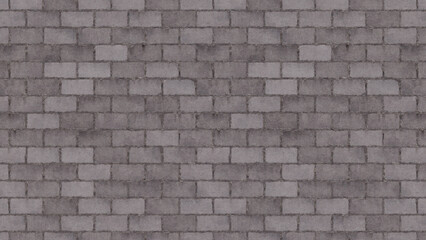 Grey Brick Wall Texture Background for Architectural and Design Use