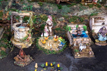  Christmas nativity scene in Candelaria, Spain