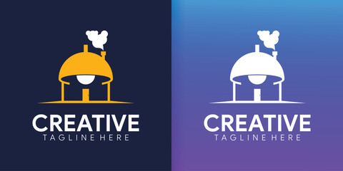 Obraz premium smart home logo collection