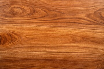 Fototapeta premium A smooth, polished wooden surface showcasing rich grain patterns and warm tones.