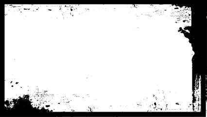 Vector grunge background. Grunge border frame for your design.
