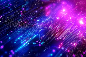 Fototapeta premium Discover the latest advancements in cyber technology and their impact on communication.