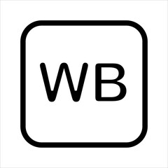 balance line icon vector illustration isolated on white background