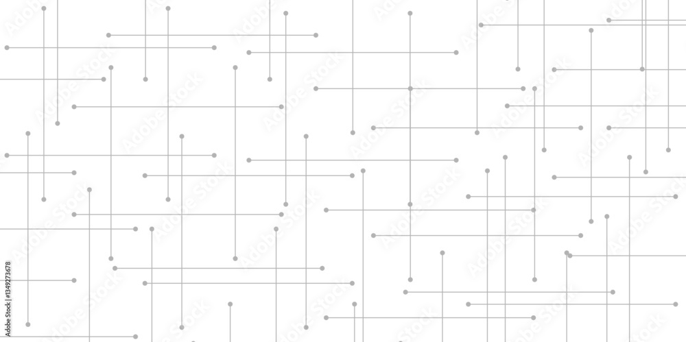 Poster abstract lines in grey and white tone of many squares and rectangle shapes on white background. meta