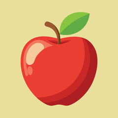 Red-apple vector illustration