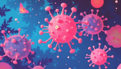 The Fantasy Journey of Pink Virus