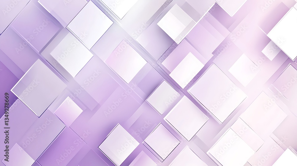 Poster abstract lavender square geometric pattern design