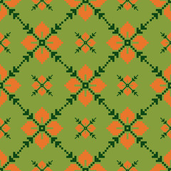 Abstract ethnic geometric pattern design for background or wallpaper Seamless pattern in tribal,folk embroidery,and Mexican style.Aztec geometric art ornament print.Design for carpet,wallpaper, clothi